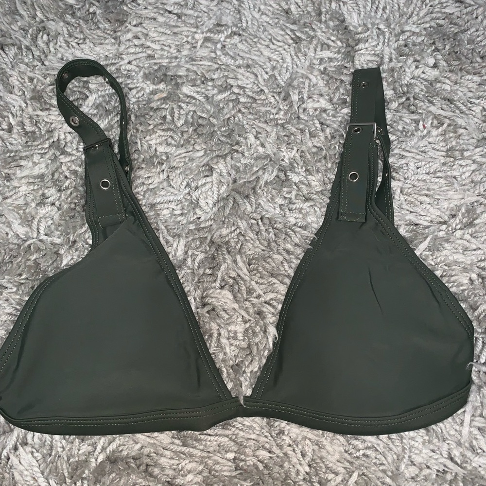Army Green Bikini top